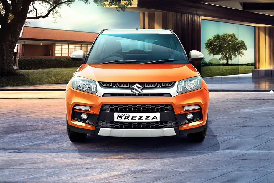 Orange Suzuki Brezza grand prize